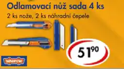 CBA Odlamovací nůž sada 4 ks 1 ks nabídka