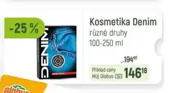 Globus Kosmetika denim nabídka