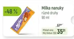 Globus Milka nanuky nabídka