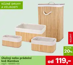 Asko Úložný nebo prádelní koš bambus nabídka