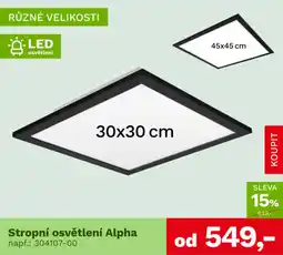 Asko Stropní osvětlení alpha nabídka