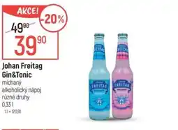 Globus Johan Freitag Gin&Tonic nabídka