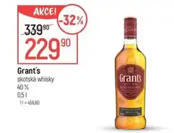 Globus Grant's skotská whisky nabídka