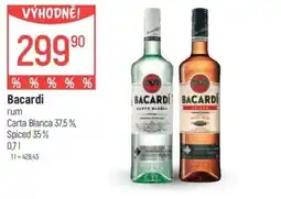 Globus BACARDI rum nabídka