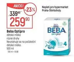 Globus Beba Optipro dětské mléko nabídka
