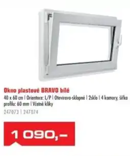 Uni Hobby Okno plastové Bravo bílé nabídka