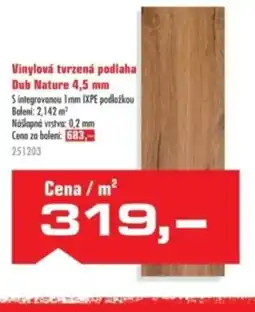 Uni Hobby Vinylová tvrzená podlaha Dub Nature nabídka