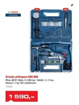 Uni Hobby BOSCH Vrtačka příklepová GSB 600 nabídka