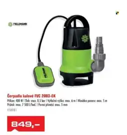 Uni Hobby FIELDMANN Čerpadlo kalové FVC 2003-EK nabídka