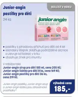 PharmaPoint Junior-angin pastilky pro děti nabídka