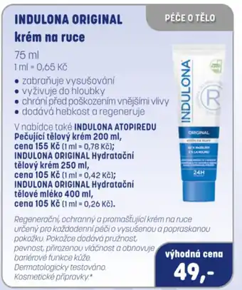 PharmaPoint INDULONA Original krém na ruce nabídka