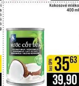 Jip Kokosové mléko 400 ml nabídka