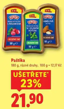 Lidl Paštika, 180 g nabídka