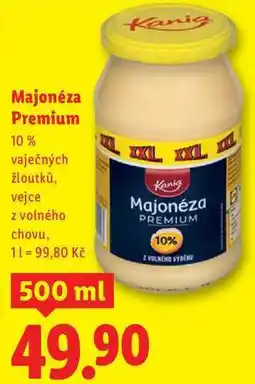 Lidl Majonéza Premium, 500 ml nabídka