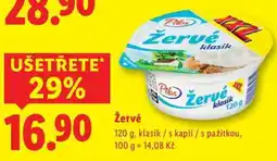 Lidl Žervé, 120 g nabídka