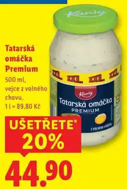Lidl Tatarská omáčka Premium, 500 ml nabídka