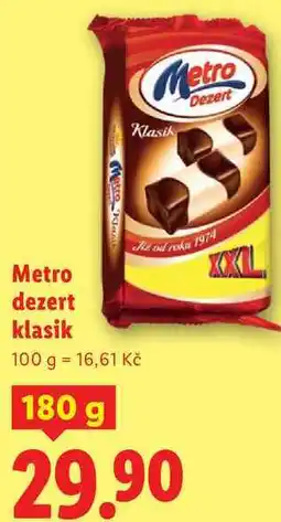 Lidl Metro dezert klasik, 180 g nabídka