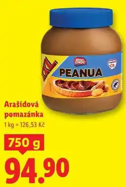 Lidl Arašídová pomazánka, 750 g nabídka
