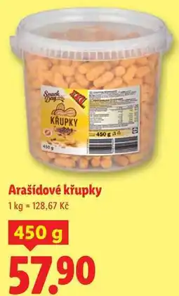 Lidl Arašídové křupky, 450 g nabídka