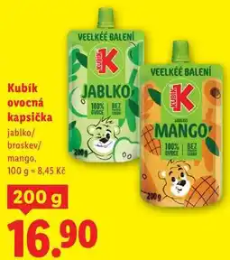 Lidl Kubík ovocná kapsička, 200 g nabídka