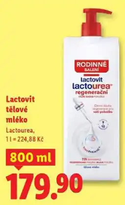 Lidl Lactovit tělové mléko, 800 ml nabídka