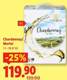 Lidl Chardonnay/Merlot, 3 l nabídka