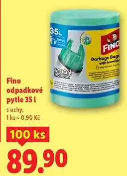 Lidl Fino odpadkové pytle 35 l, 100 ks nabídka