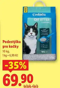 Lidl Podestýlka pro kočky, 10 kg nabídka