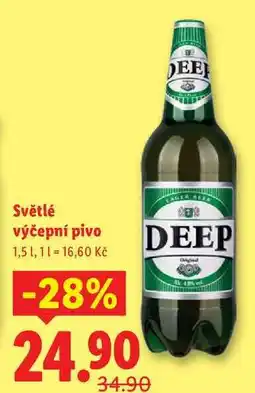 Lidl Světlé výčepní pivo, 1,5 l nabídka