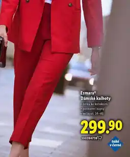 Lidl EsmaraⓇ Dámské kalhoty nabídka