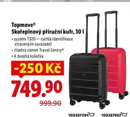 Lidl TopmoveⓇ Skořepinový příruční kufr, 30 l nabídka