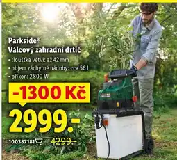 Lidl Parkside Válcový zahradní drtič nabídka