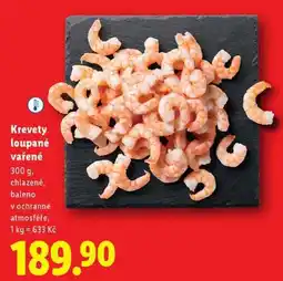 Lidl Krevety loupané vařené, 300 g nabídka