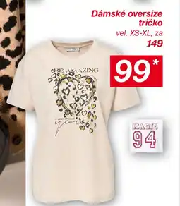 Kik Dámské oversize tričko nabídka