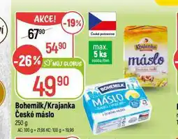 Globus Bohemilk máslo nabídka
