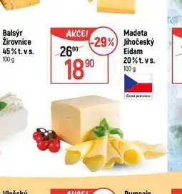 Globus Madeta jihočeský eidam 30% nabídka