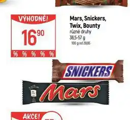 Globus Snickers nabídka