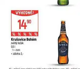 Globus Pivo krušovice bohém nabídka