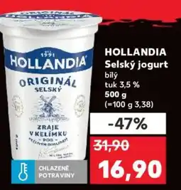 Kaufland HOLLANDIA Selský jogurt nabídka