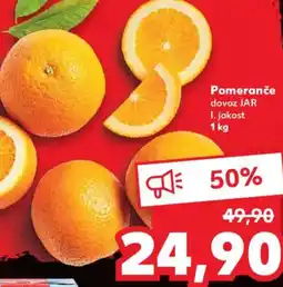 Kaufland Pomeranče nabídka