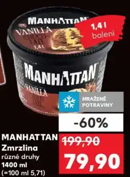 Kaufland MANHATTAN Zmrzlina nabídka