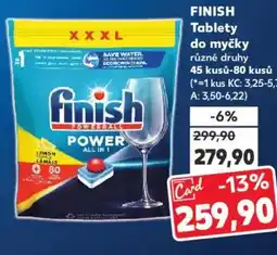 Kaufland FINISH Tablety do myčky nabídka