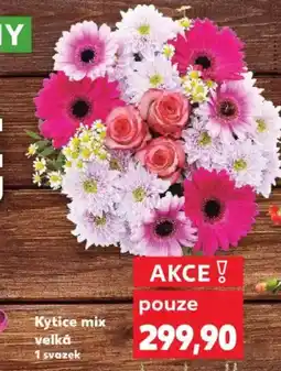 Kaufland Kytice mix velká nabídka