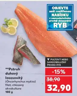 Kaufland Pstruh duhový lososovitý nabídka