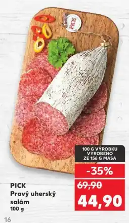 Kaufland PICK Pravý uherský salám nabídka
