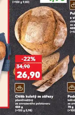 Kaufland Kulatý chléb se zářezy nabídka