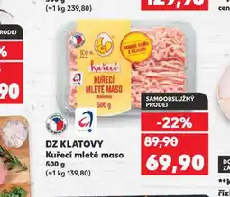 Kaufland Kuřecí mleté maso nabídka