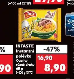 Kaufland Intaste instanstní polévka nabídka