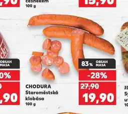 Kaufland Staroměstská klobása nabídka
