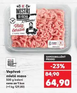 Kaufland Vepřové mleté maso nabídka